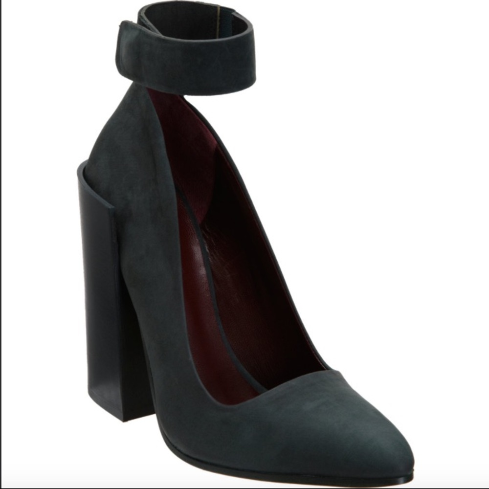 Acne Dark Green Terra Pump - Picture 2 of 8